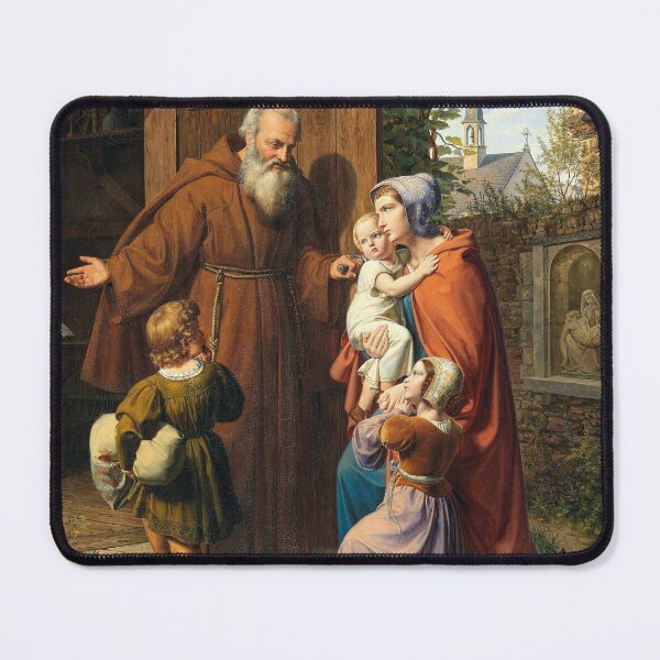 Item preview, Saint Elisabeth, Landgravine of Thuringia, Fleeing from the Wartburg | Carl Fielgraf | 1843 Christian Art designed and sold by CJET.