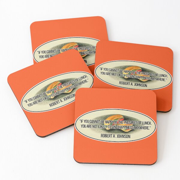 Item preview, Happiness is Lunch (Robert A. Johnson) designed and sold by NuminousYes.