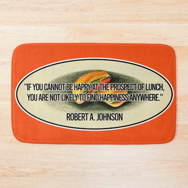 Item preview, Happiness is Lunch (Robert A. Johnson) designed and sold by NuminousYes.