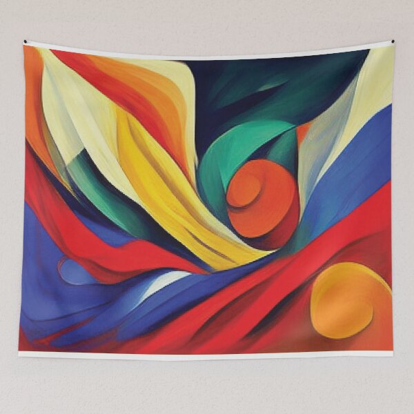 Item preview, Contemporary Abstract Colorful Design Pattern designed and sold by delohill.