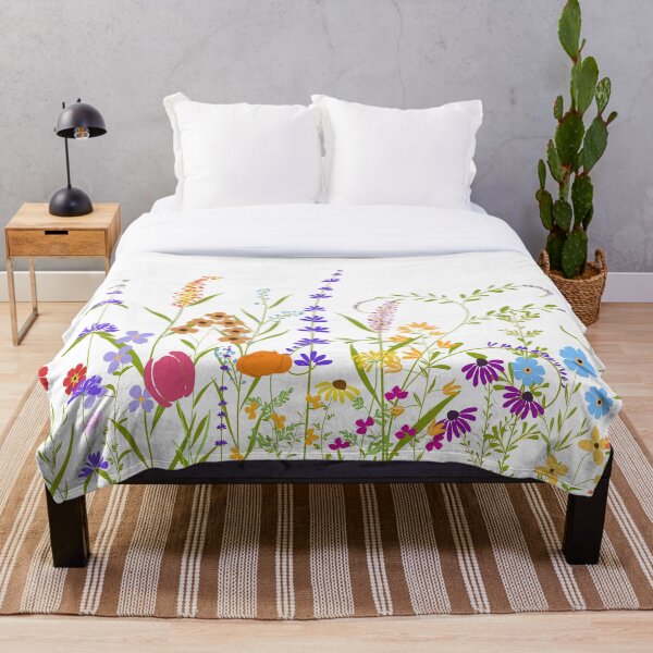 Item preview, colourful wildflowers 2022 designed and sold by SelenePaintings .