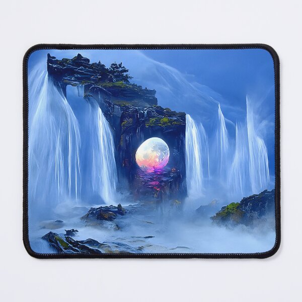 Item preview, Magical waterfalls portal designed and sold by manacosmicdance.