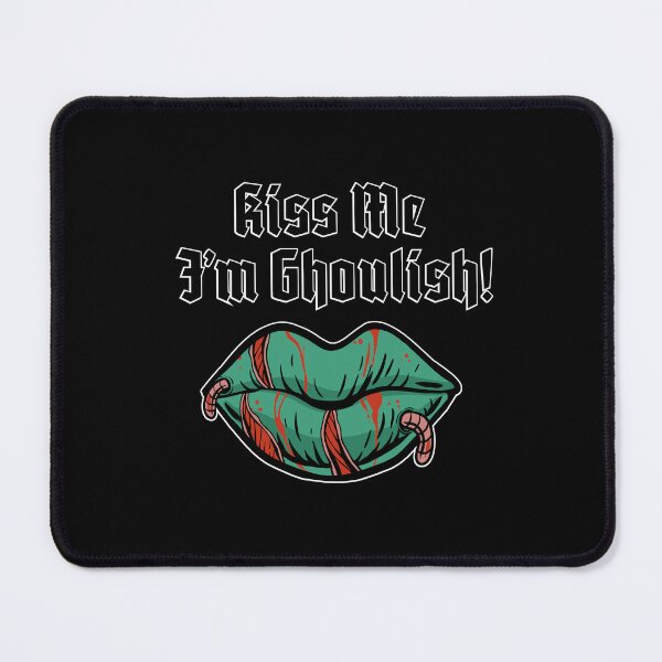 Item preview, Kiss Me I'm Ghoulish! designed and sold by Inferna-Love Creations.