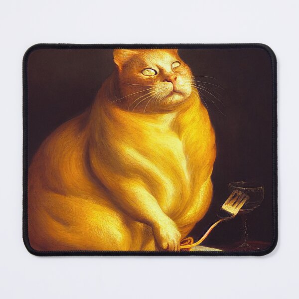 Item preview, Cat eats spaghetti designed and sold by ladarkepoque.