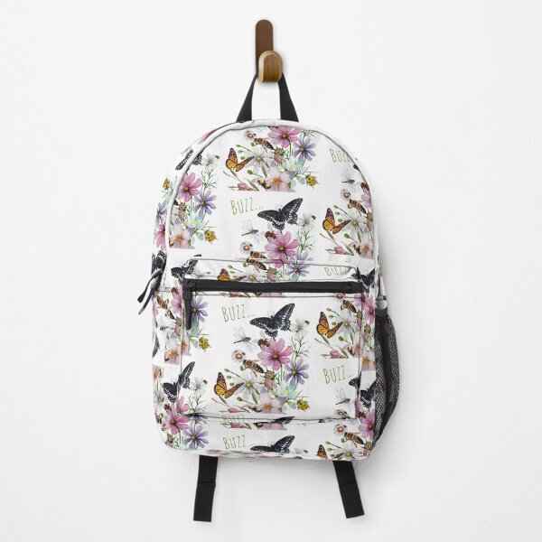 Item preview, Wildflowers & Pollinators Watercolor Illustration Design  designed and sold by EarthArtDesigns.