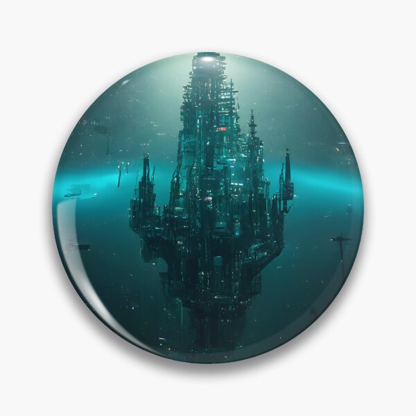 Item preview, Underwater Cyberpunk City designed and sold by Jaraz.