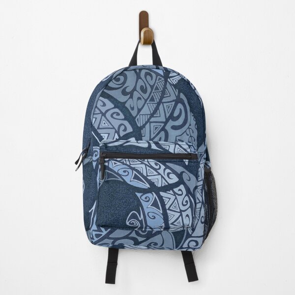 Item preview, Hawaiian Traditional Ocean Blue Tapa designed and sold by J Marielle Designs.