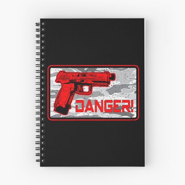 Item preview, Canik TP-9 TP9 Pistol 3D Retro Anime Gun - Warrior Operator - Badge Danger - Camo Snow Urban designed and sold by Warhawk Designs.