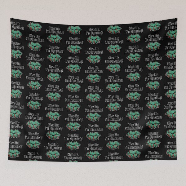 Item preview, Kiss Me I'm Ghoulish! designed and sold by Inferna-Love Creations.