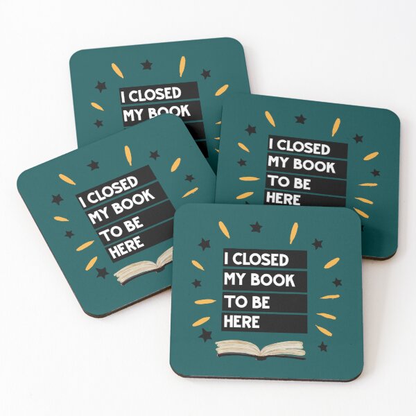 Item preview, I Closed My Book To Be Here- book lovers- Funny Love Reading, Slim   designed and sold by GlossBossCollec.