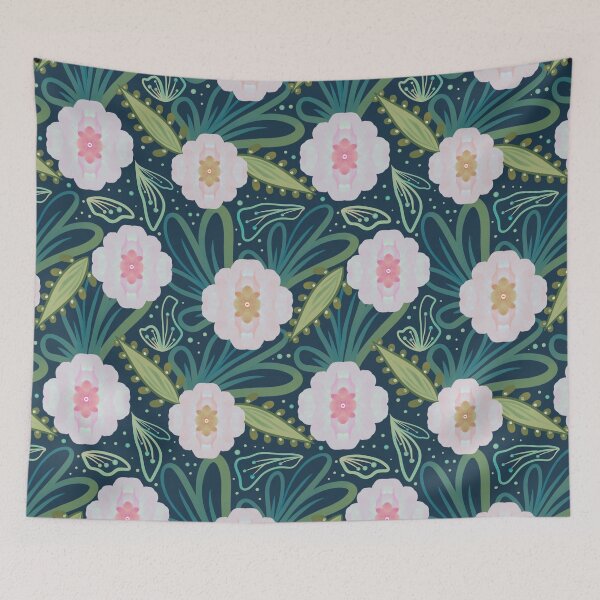Item preview, Magical Garden - Blue designed and sold by JaselviiStudio.
