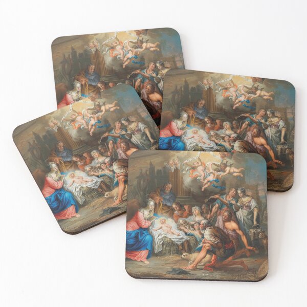 Item preview, The Adoration of the Shepherds | Franz Christoph Janneck | 18th Century Gospel Biblical Art designed and sold by CJET.
