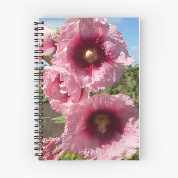 Item preview, Pink Hollyhock designed and sold by Floral-Art.