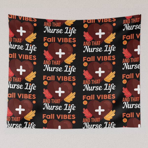 Item preview, Fall Vibes And That Nurse Life designed and sold by NawalMagdy.