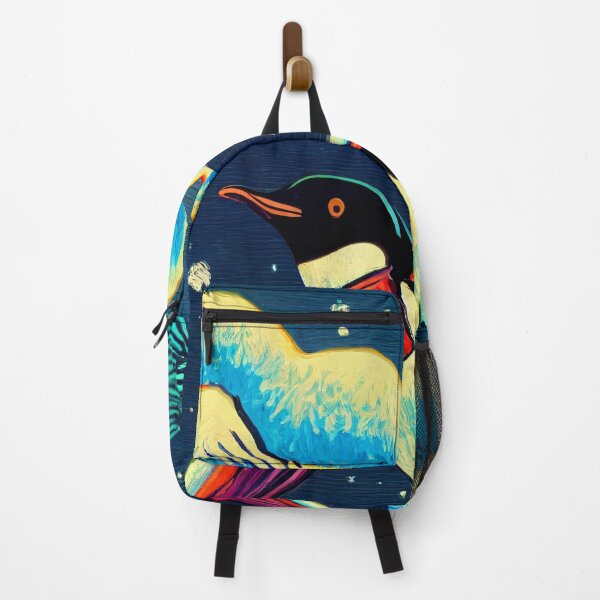 Item preview, Flying Sakura Penguin in the Snow at night designed and sold by Stanley de Wekker.