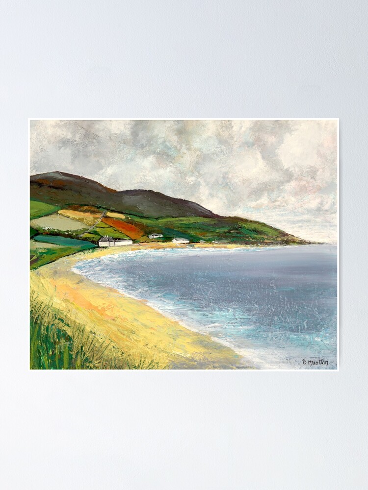 "Beach at Cushendun Village County Antrim Coastal Painting North