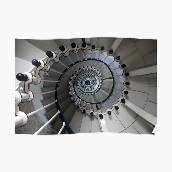 Staircase, Point Hicks Lighthouse Poster