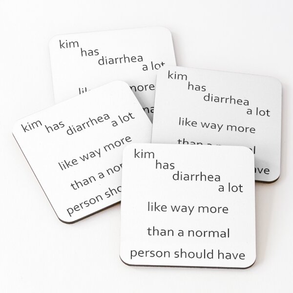 Item preview, Kim has diarrhea a lot. Like way more than a normal person should have it. designed and sold by Big Twelve.