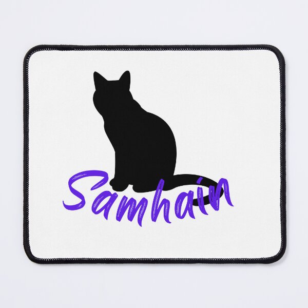 Item preview, Simple Purple Samhain Black Cat designed and sold by 4ofLikeKind.