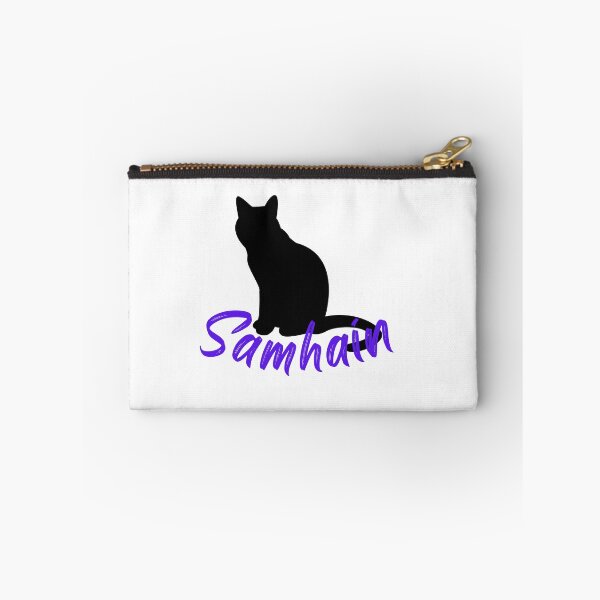 Item preview, Simple Purple Samhain Black Cat designed and sold by 4ofLikeKind.