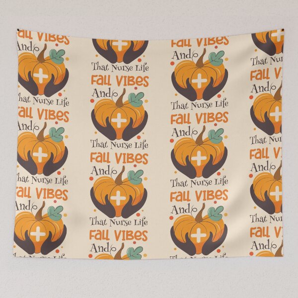 Item preview, Fall Vibes And That Nurse Life designed and sold by NawalMagdy.