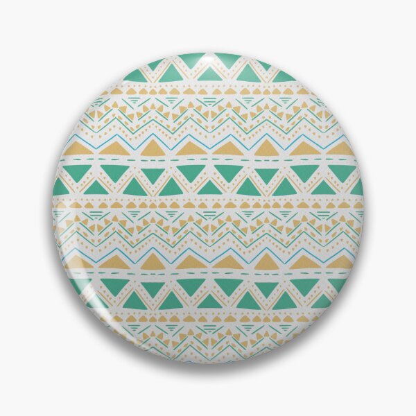 Item preview, Blue and Yellow Tribal Pattern designed and sold by TeraLynne.