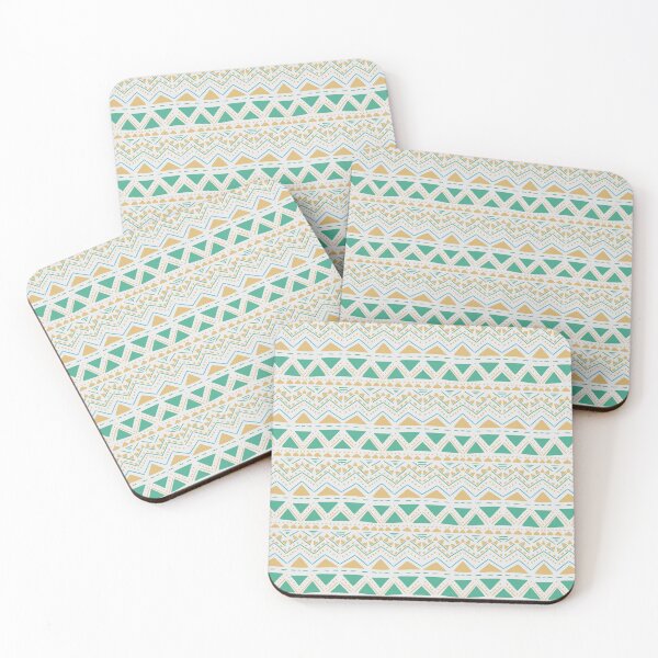 Item preview, Blue and Yellow Tribal Pattern designed and sold by TeraLynne.