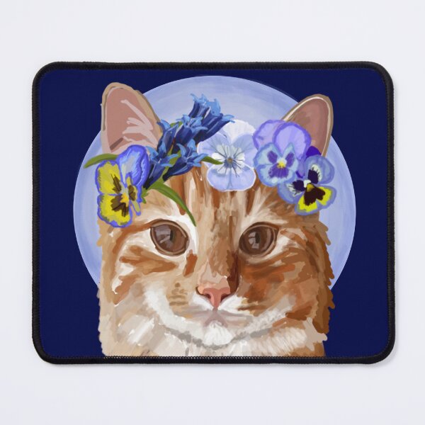 Item preview, Ginger Cat Portrait  designed and sold by DrawBotanical.
