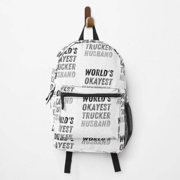 Item preview, World's okayest trucker husband| funny truck designed and sold by Happiness-pills.