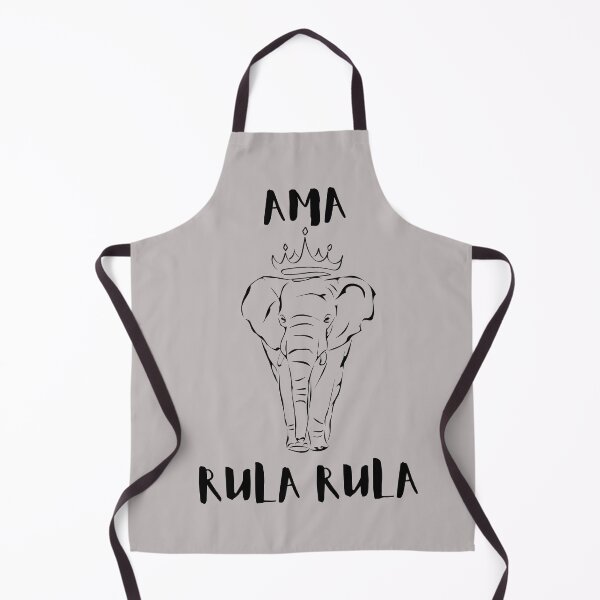 Item preview, Funny South African Ama Rula Rula Elephant With Crown designed and sold by KiffDesigns.
