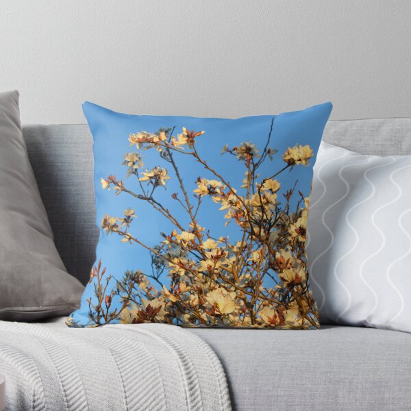 Dog Wood Throw Pillow