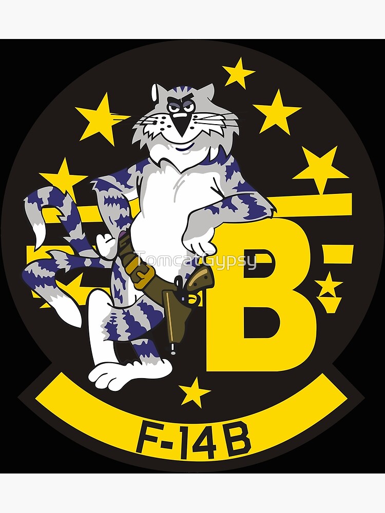 "F14-Tomcat - B - Clean Style" Poster For Sale By TomcatGypsy | Redbubble