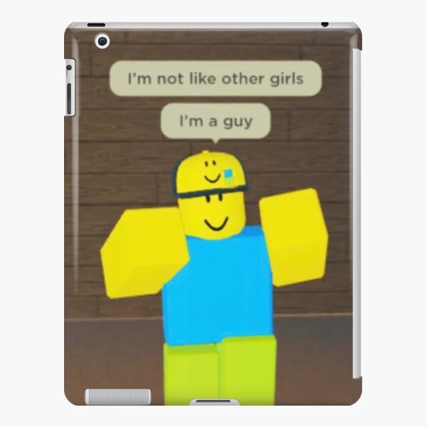 t-shirt roblox girl iPad Case & Skin by CuteDesignOnly