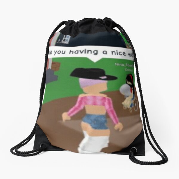 roblox  Drawstring Bag for Sale by xduppobbf34