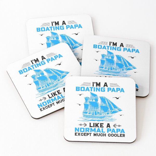 Item preview, I'm a boating Papa like a normal Papa except much cooler boat ship captain designed and sold by absolutdesign.