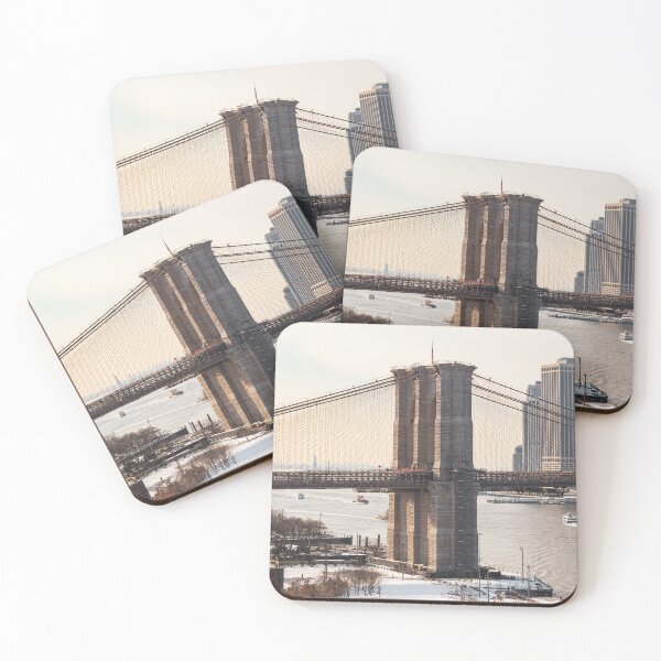 Item preview, Brooklyn Bridge Winter Photo designed and sold by anthonylonder.