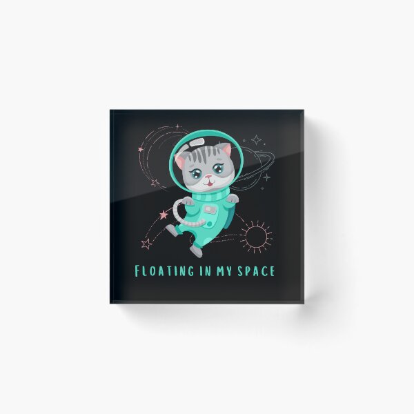 Item preview, Cute kitty in space designed and sold by reka88.
