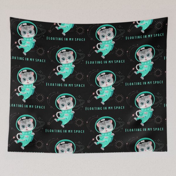 Item preview, Cute kitty in space designed and sold by reka88.