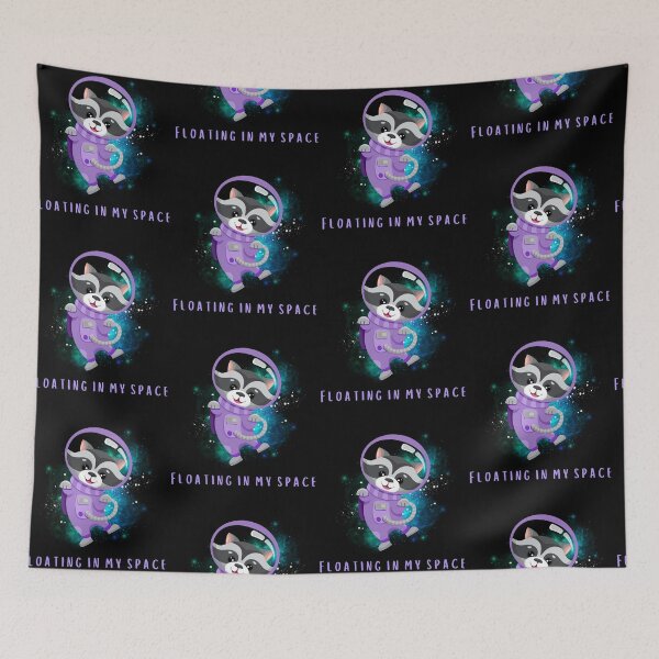 Item preview, Cute raccoon in space designed and sold by reka88.