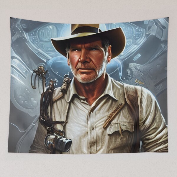 Item preview, Harrison Ford as Indy Portrait designed and sold by plainhavoc.
