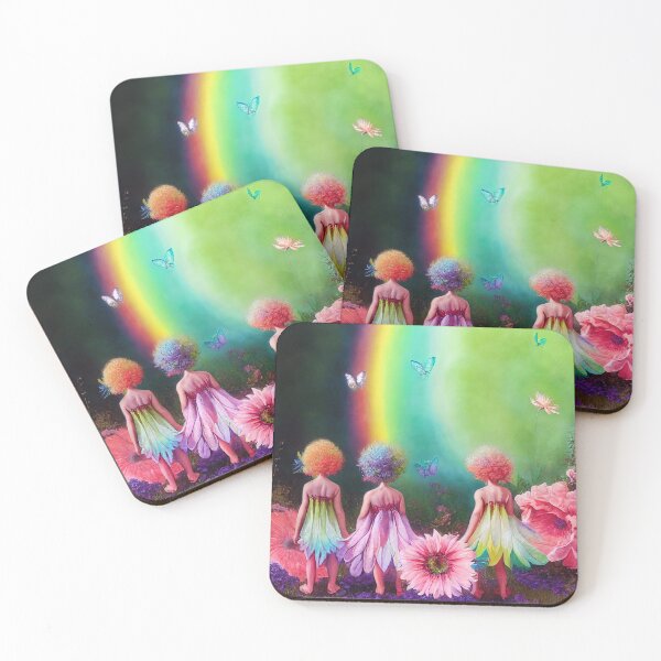 Item preview, Rainbow Faerie Flower Children  designed and sold by fairytailsaiart.