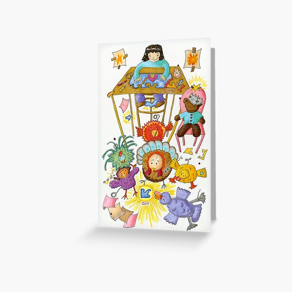 The Sky is Falling Greeting Card