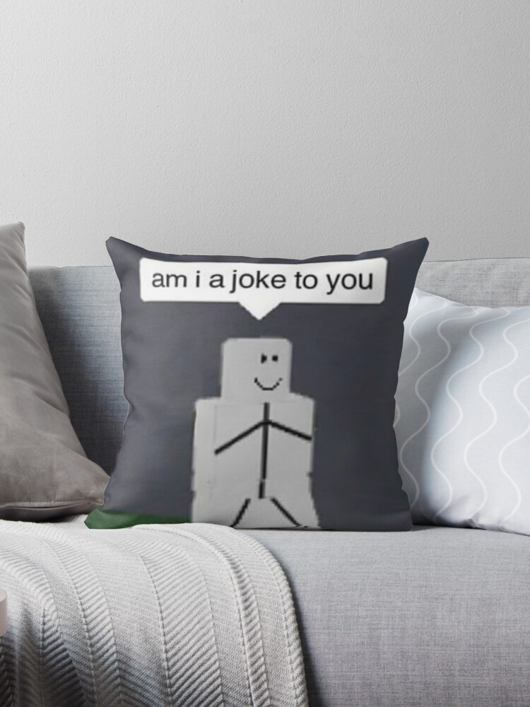 Spun Polyester Square Pillow Roblox Face Pillow / Meme 