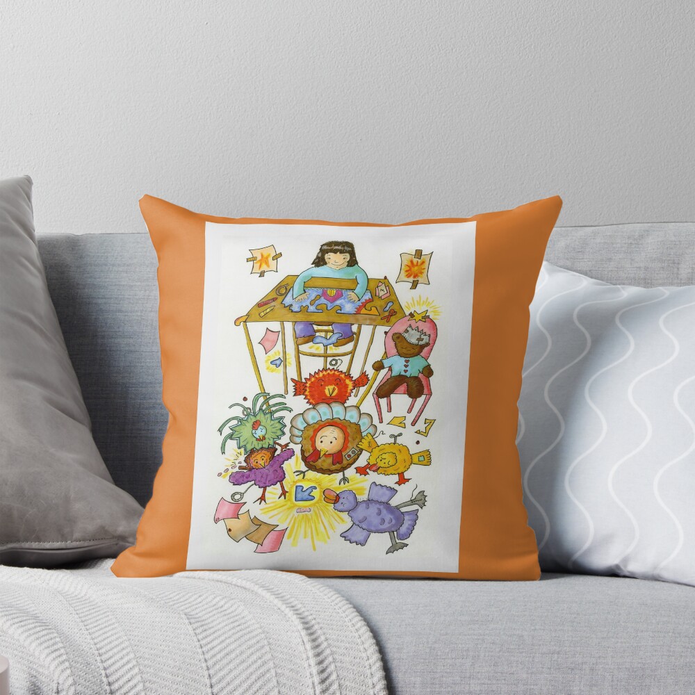 Item preview, Throw Pillow designed and sold by lorybit.