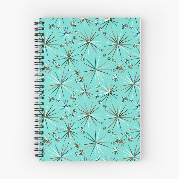 Item preview, Mid CenturySputnik pattern, Robins Egg Blue designed and sold by Marymarice.