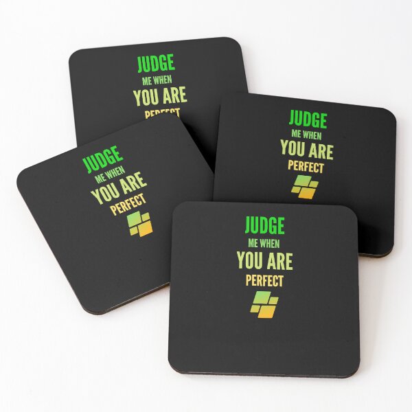 Item preview,   Judge me when you are Perfect Quotes  designed and sold by Ahmed  Feki.
