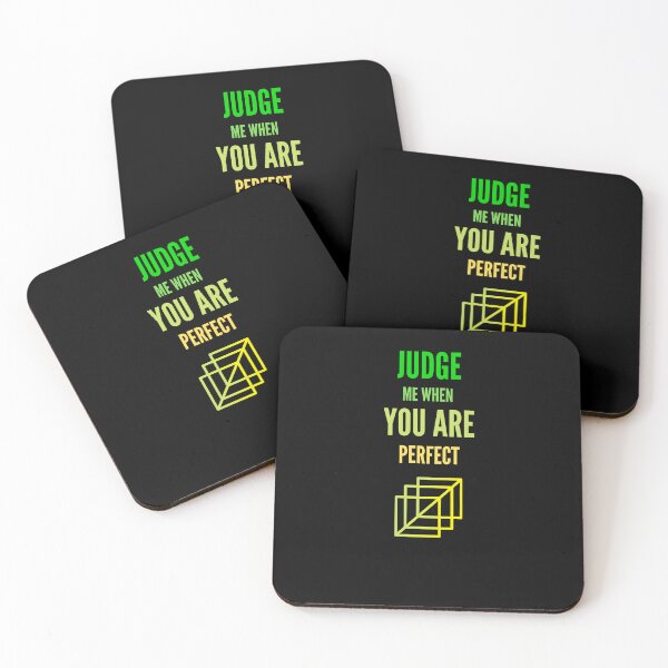 Item preview,   Judge me when you are Perfect Quotes  designed and sold by Ahmed  Feki.