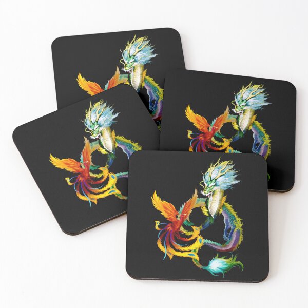 Item preview, Phoenix And Dragon Battle To The Death designed and sold by Atteestude.