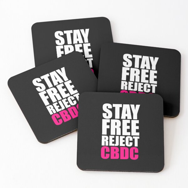 Item preview, Stay free reject cbdc, say no to cbdc, central bank digital currency, Britcoin designed and sold by Giovanni-c.