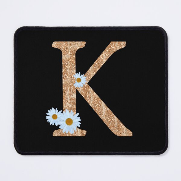 Item preview, Floral Shine Letter K, Educational stickers designed and sold by saimzgraphics.